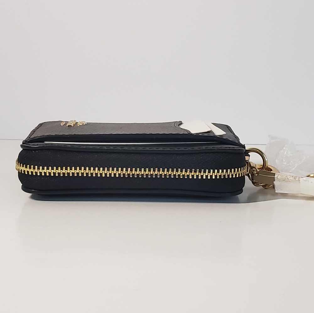 ❤COACH  | Card Case with Chain Strap in Signature Canvas - Picture 5 of 13
